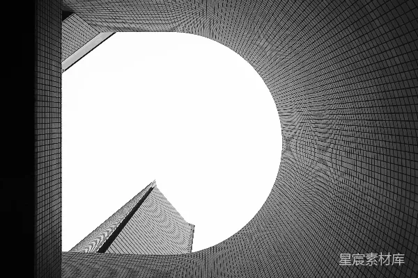 高清摄影 低角度拍摄的灰色高层建筑
