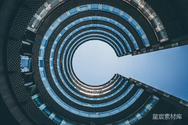 高清摄影 低角度拍摄建筑