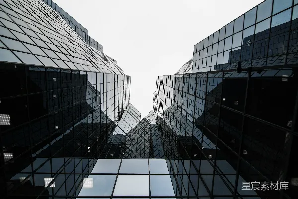 高清摄影 玻璃建筑的鸟瞰视角