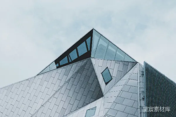 高清摄影 黑色混凝土建筑