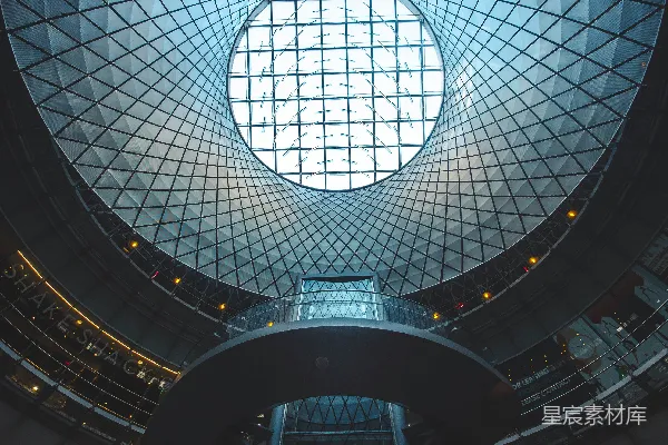 高清摄影 建筑物上的螺旋状污渍