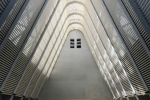 高清摄影 建筑内部的风景照