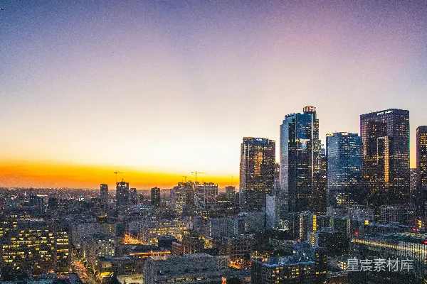 高清摄影 城市建筑的航拍摄影