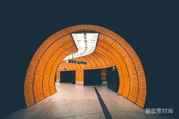 高清摄影 空隧道的照片