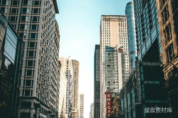 高清摄影 建筑物旁边的道路白天摄影