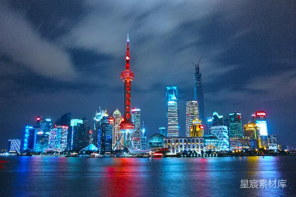 高清摄影 建筑摄影：灯火辉煌的城市夜空