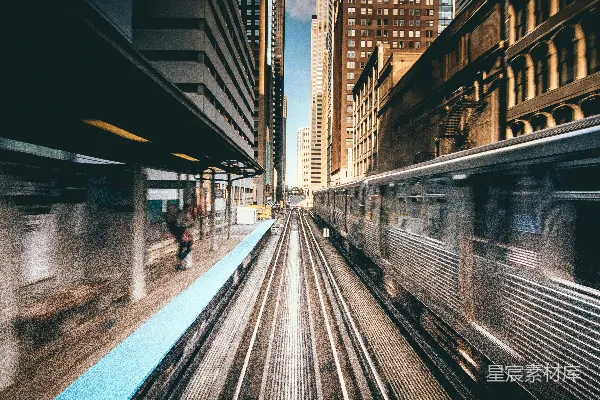 高清摄影 火车旅行的延时摄影
