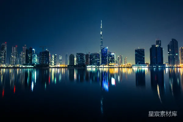 高清摄影 城市夜景全景摄影