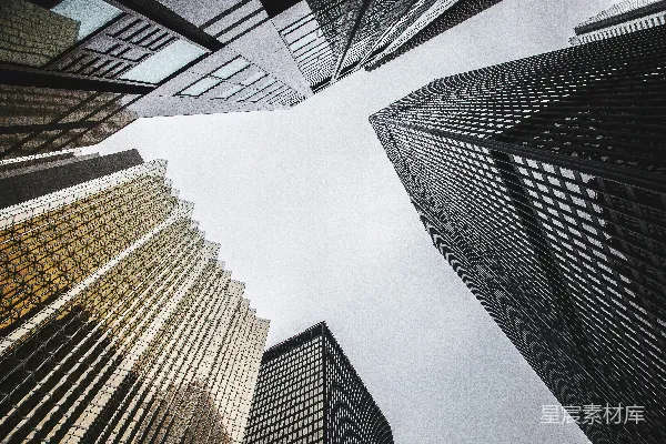 高清摄影 低角度拍摄高层建筑