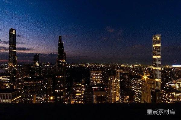 高清摄影 一座城市的夜景