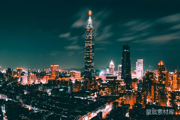 高清摄影 夜晚的城市