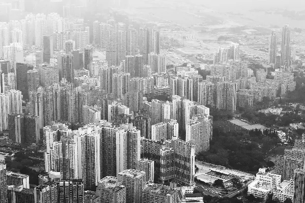 高清摄影 城市航拍