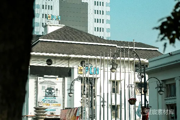 高清摄影 一群人骑自行车沿着街道前行