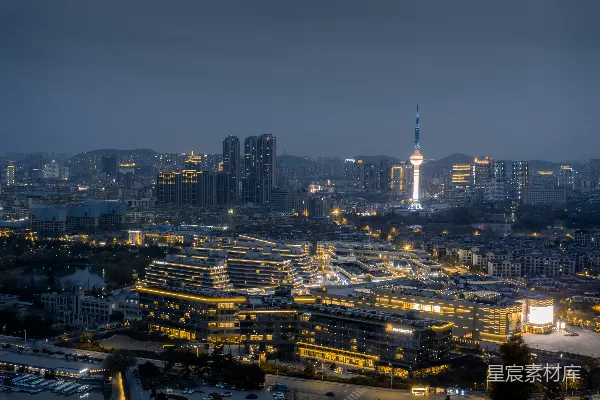 高清摄影 夜晚的城市景色