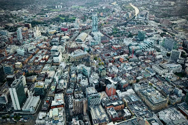 高清摄影 白天的城市建筑俯瞰图