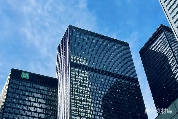 高清摄影 一组摩天大楼