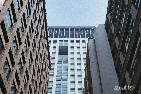 高清摄影 低角度拍摄的高楼大厦