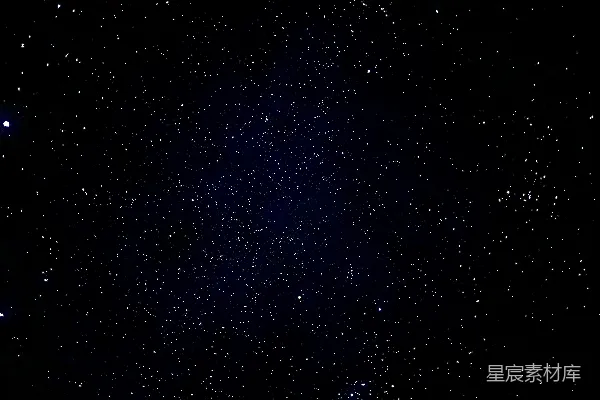 夜空中的一个密集星团。