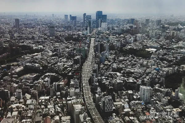 高清摄影 城市航拍视角