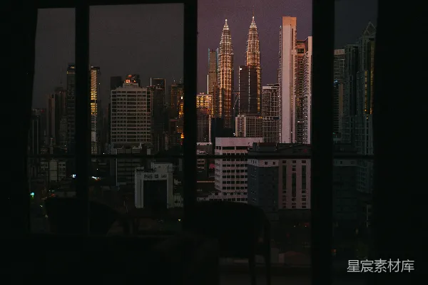 高清摄影 夜晚的城市景色
