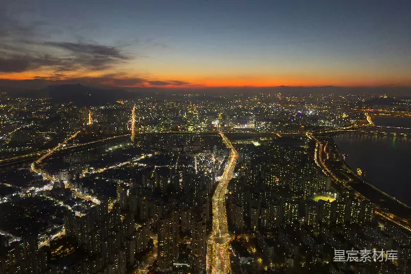 高清摄影 夜晚的城市