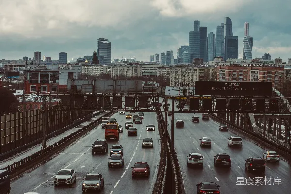 高清摄影 道路上的车辆