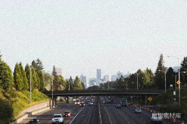高清摄影 道路上的车辆