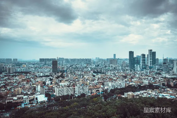 高清摄影 高层建筑的俯视图