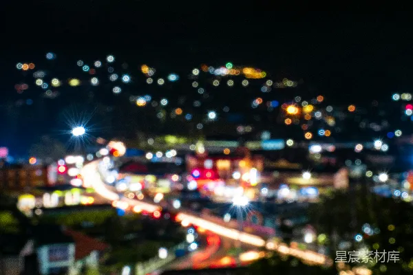 高清摄影 夜晚的城市灯光