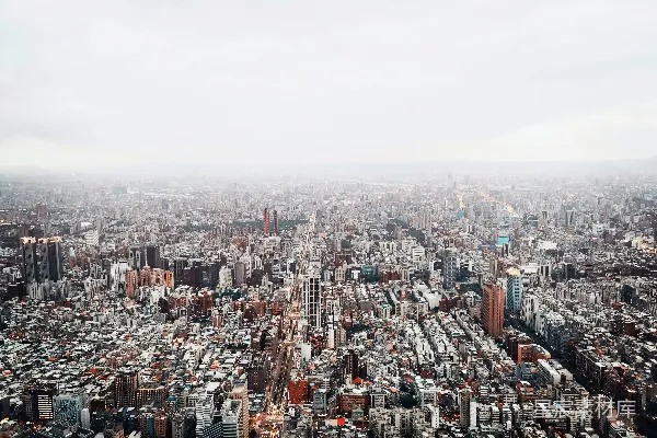 高清摄影 白天的建筑物俯瞰图