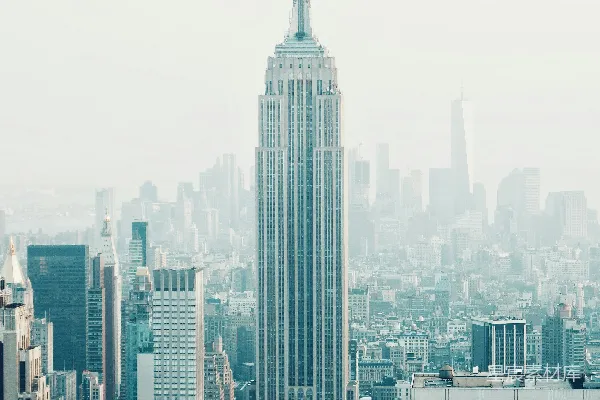 高清摄影 帝国大厦，纽约市的白天景观