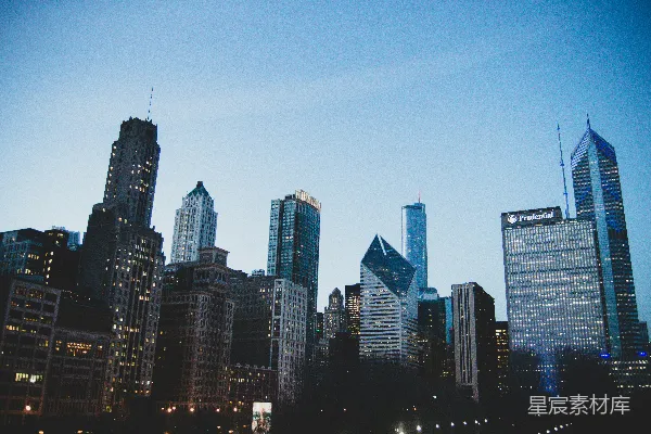 高清摄影 城市中的高层建筑