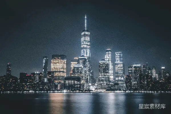 高清摄影 高层建筑夜间摄影