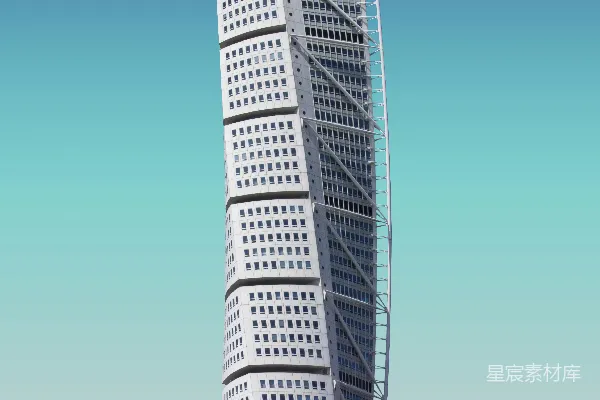 高清摄影 白色高层建筑