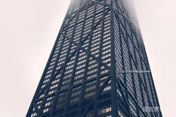 高清摄影 低角度拍摄的黑色高层建筑