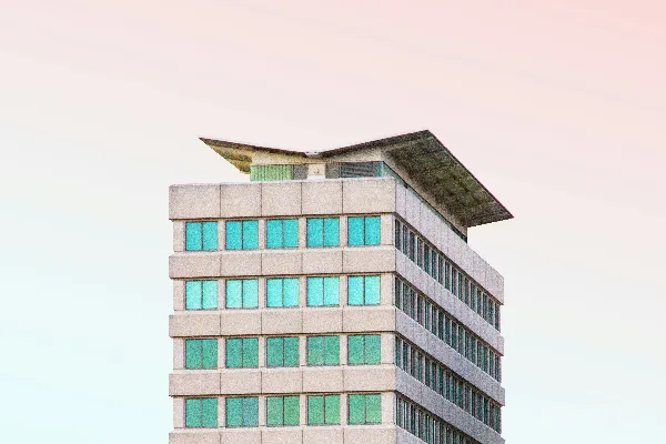 高清摄影 灰色混凝土建筑插图