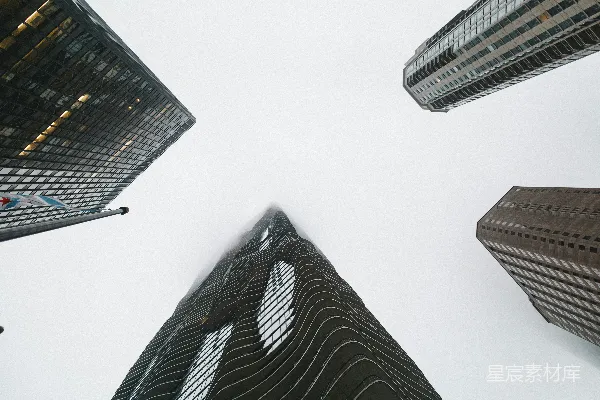 高清摄影 高楼建筑的低角度摄影