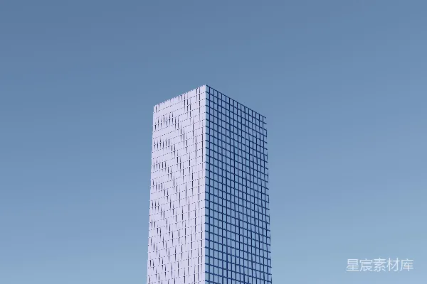 高清摄影 白天晴朗的蓝天下的白色混凝土建筑