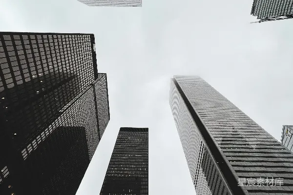 高清摄影 低角度拍摄高楼建筑