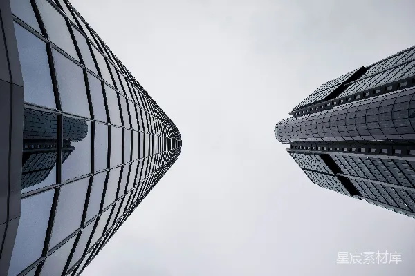高清摄影 低角度拍摄高层建筑