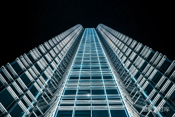 高清摄影 低角度拍摄高层建筑