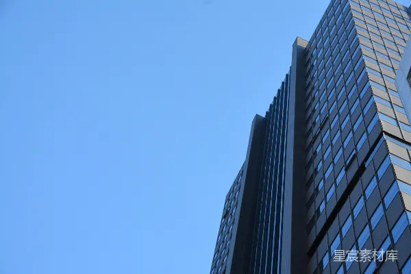 高清摄影 低角度观看高楼建筑