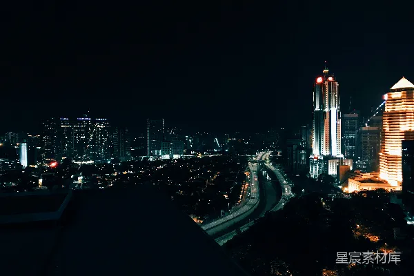 高清摄影 夜晚的城市景色