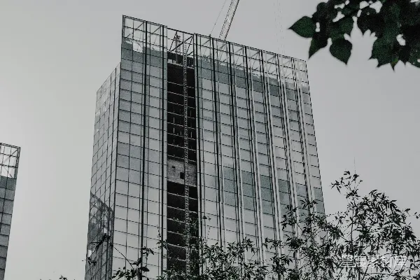 高清摄影 黑白照片中的高层建筑