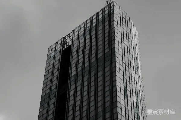 高清摄影 黑白混凝土建筑