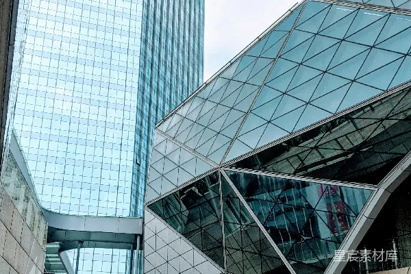 高清摄影 一座建筑上有一个非常不寻常的设计