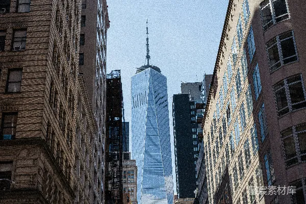 高清摄影 一座城市里的高楼大厦