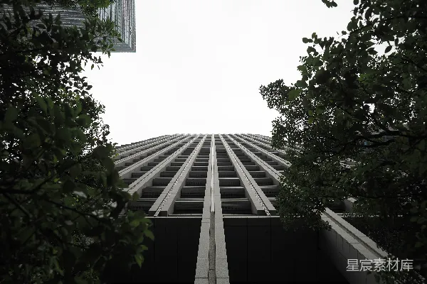高清摄影 黑白色调的高层建筑摄影