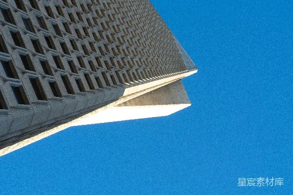 高清摄影 建筑物的特写，背景是蓝天。