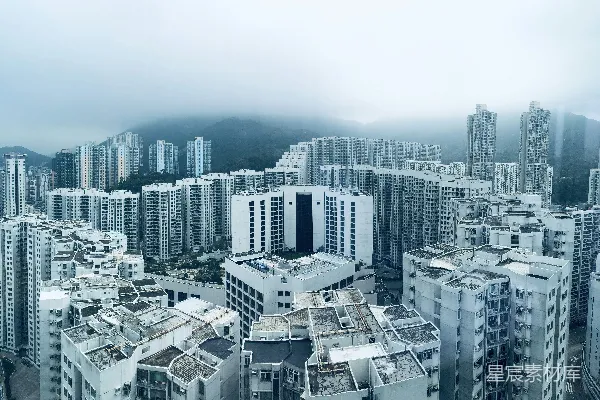 高清摄影 高层建筑的航拍摄影